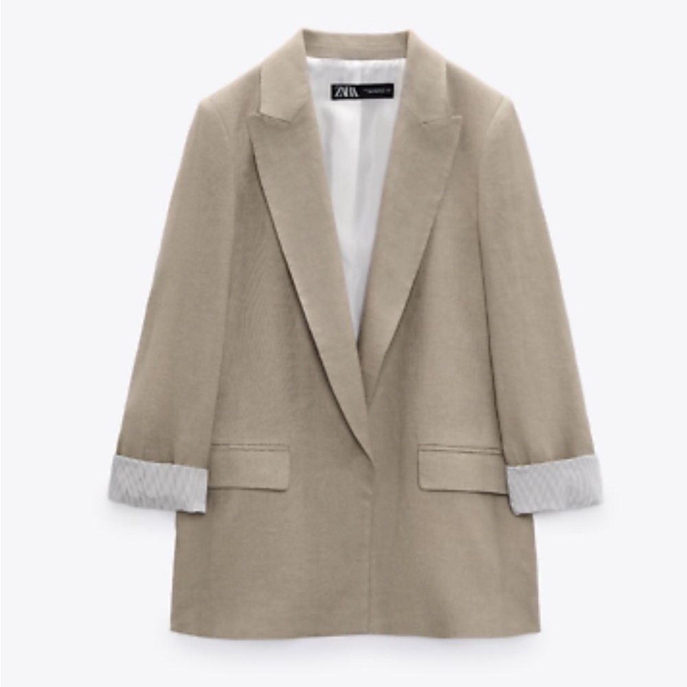 Zara Linen Blazer